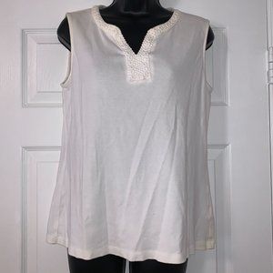 Croft & Borrow Embroidered Tank Top